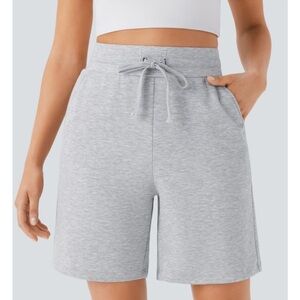 Halara High Waisted Drawstring Bermuda Shorts 7''